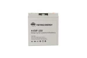 4-EVF-150Ah Batterie au plomb pour le nettoyage de chariot de golf Voiture de