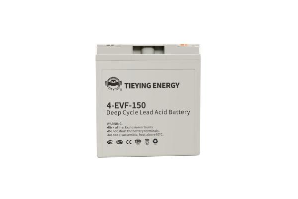 4-EVF-150Ah Batterie au plomb pour le nettoyage de chariot de golf Voiture de golf Voiture de golf