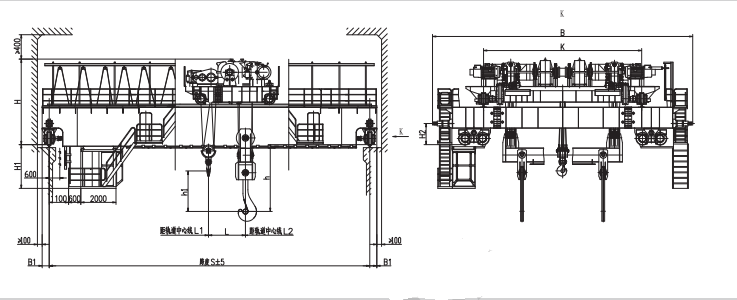 YZ Type Metallurgical Overhead Crane 50 Ton 75 Ton 100 Ton 150 Ton 200 Ton Metallurgical Lifting Overhead Crane CE ISO Certified