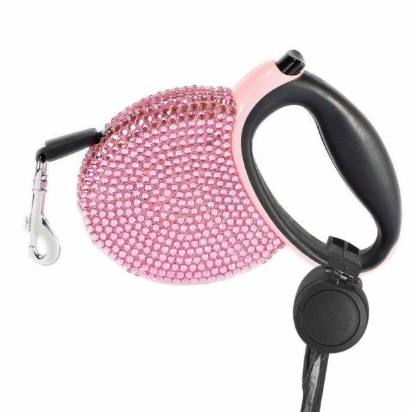 10 FT Retractable Dog Leash , Bling Smooth Retracting Extendable Dog Lead For All Breed