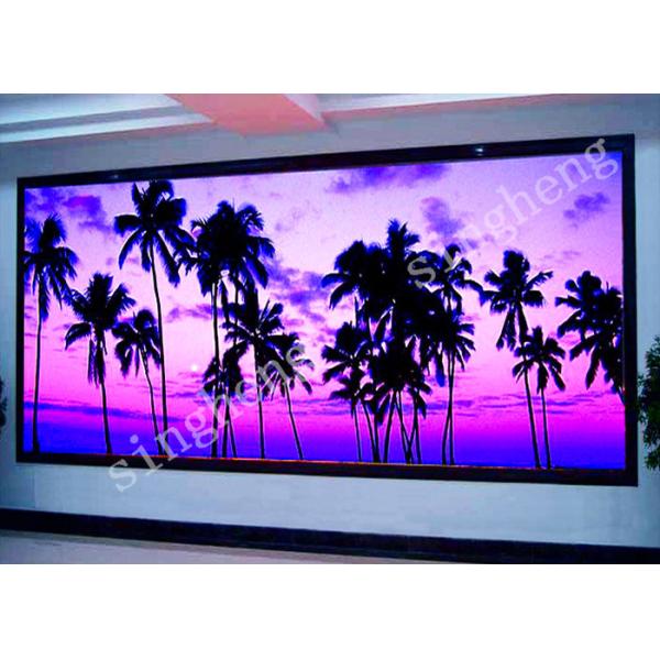Indoor P2 Large Led Display Panels 256x128mm Module Size Long Service Life