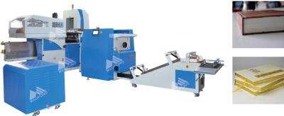 Automatic Notebook Binding Machine with 600pcs/hour Speed 380V 9KW Auto Hard Cover Book Casing Machine