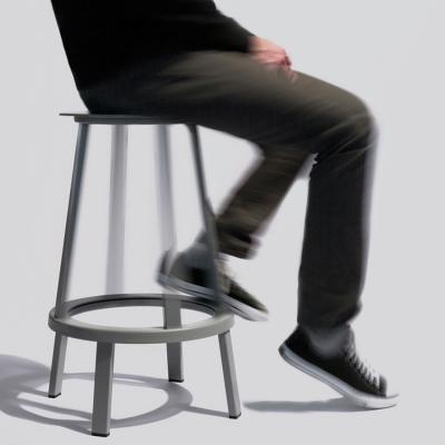 Revolver Bar Stool Modern Bar Chairs Black Home Furniture For Model Houses