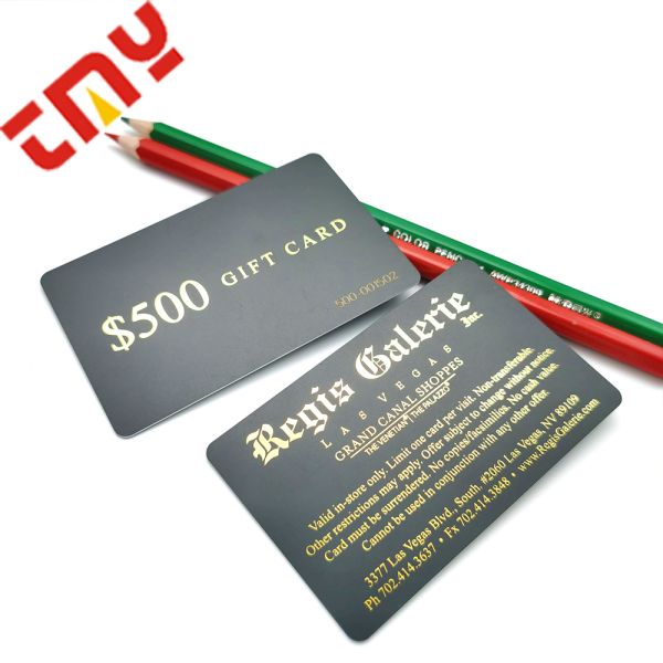 Custom Gift Card Pvc Plastic Card Waterproof With Personalized Printing for Gift