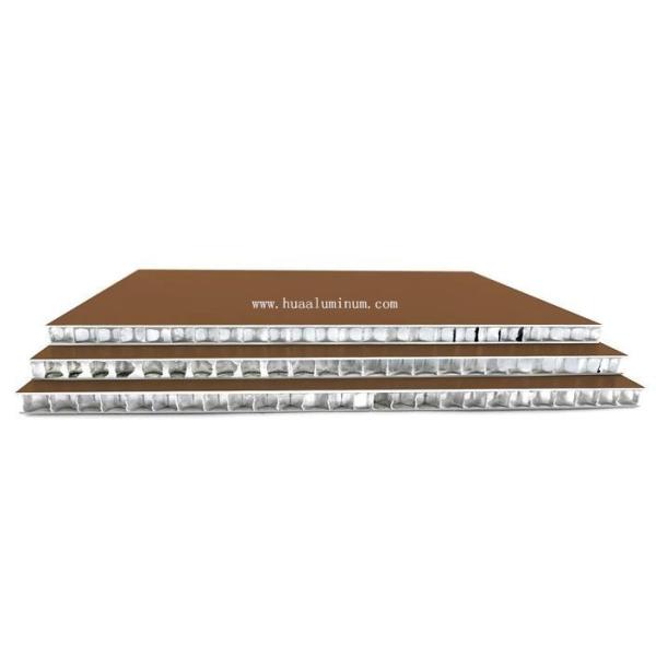 Brushed Heat Insulation Honeycomb Aluminium Panel Sandwich Structure