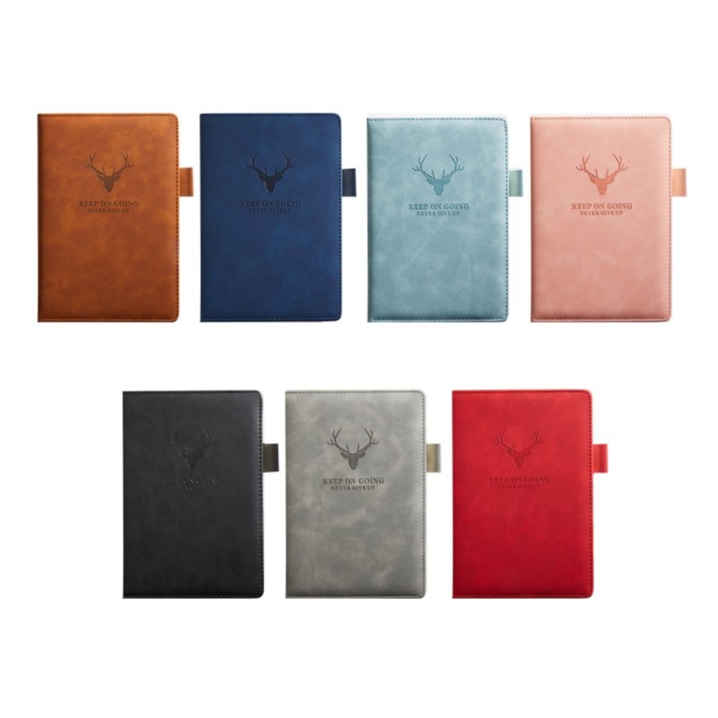 Custom Logo A5 Hardcover PU Leather Journal, For Meeting Notes, Daily Diary & Gifts