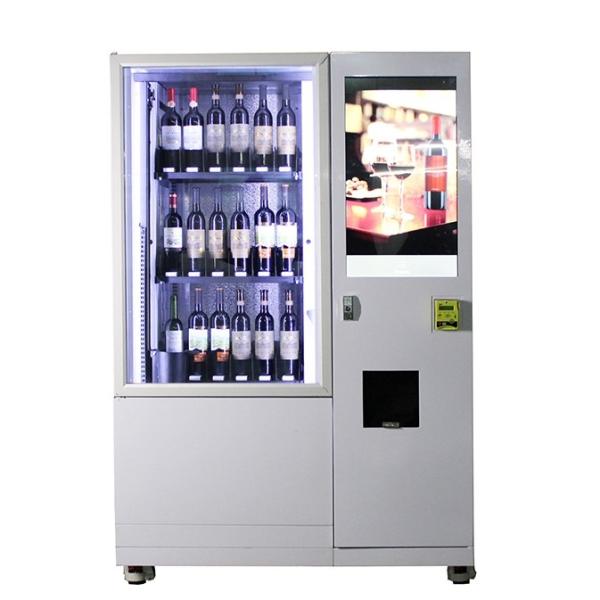 Smart combo Robotic Vending Machine with Lift System for Fresh Food sandwich Salad sushi cupcake with microwave oven