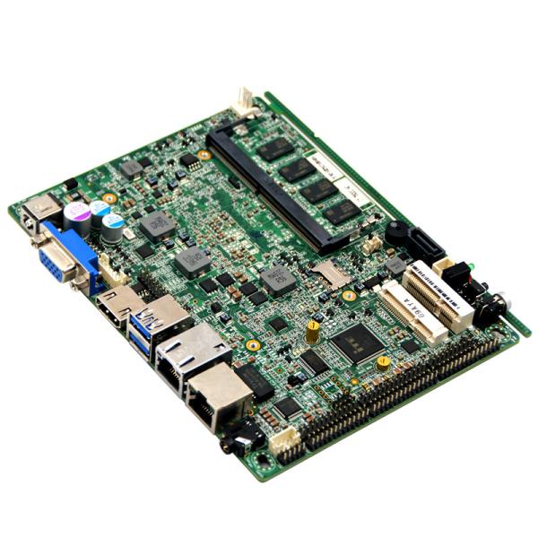 Kaby Lake I7-7500U 3.5 Motherboard , Industrial Computer Motherboard 8V-36V Input