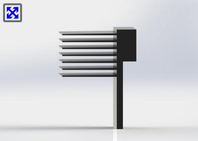 Top Quality 6000 Series Aluminum Heatsink Extrusion Profiles Color Anodizing