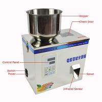 Máquina semiautomática de pesaje de té para el relleno de granos de semillas en polvo