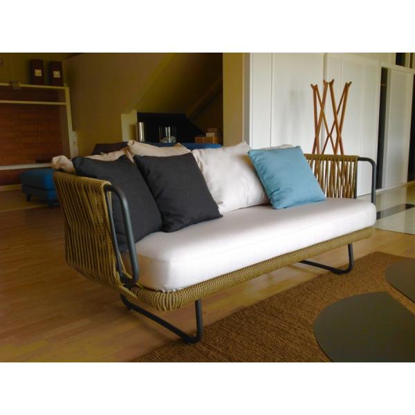 Mail Packing Outdoor Garden Furniture Rope Rattan Sofa for Waterproof Patio Furniture