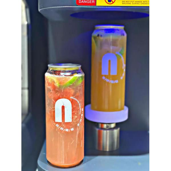 SGS 650ml Disposable Plastic Soda Can For Beverage Water Coffee Cold Soft Drinks Beer