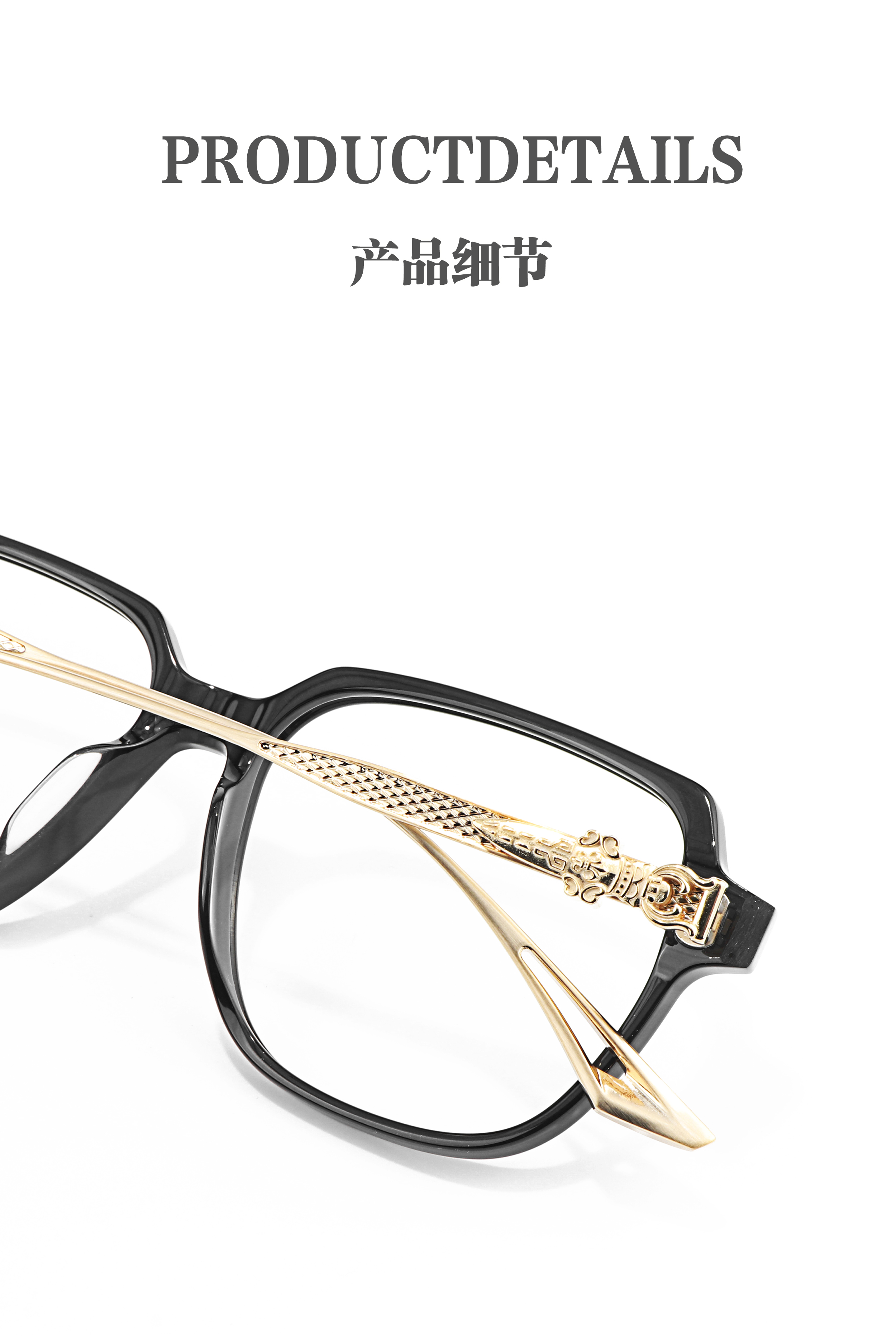 Beautiful Trend Designer Glasses Famous Brands Men Acetate Luxury Brand Optical Prescription Long-distance Multifocal Glasses