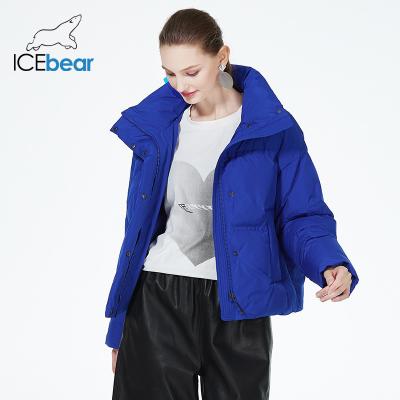Short Winter Coat Fashionable Double Breasted Cotton Trench Coat For Commuters