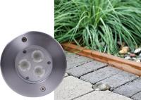 O aço Recessed a mini luz subterrânea de 12V 3w para a entrada de automóveis/quadrado