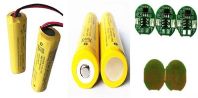 3.7 V 2600mah 18650 Rechargeable Battery With Protect Board For Wireless Keyboard
