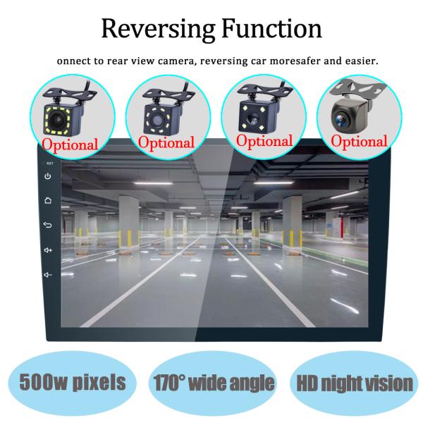 Android Auto 10.0 Car Radio TS18 Double Stereo with GPS Navigation and FM Transmitter