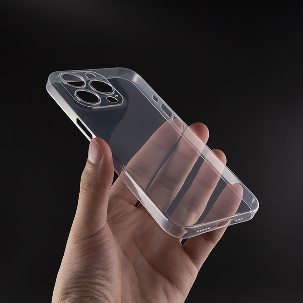 For Laudtec High-Grade Transparency Ultrathin Soft Phone Case for iPhone 16 15 14 13 12 11 Plus Pro Max 0.5 0.6Mm PP PC