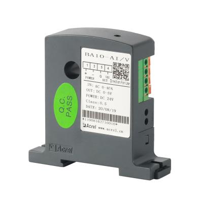 10mm hole Modbus Analog Electric Current Transducers Din Rail Current Sensor