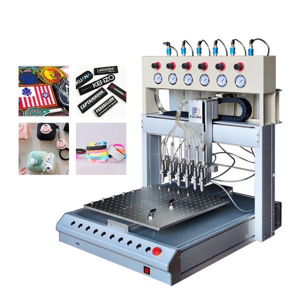 Soft Rubber Making Machine Keychain Pvc Label Silicone 3d Patches Machine