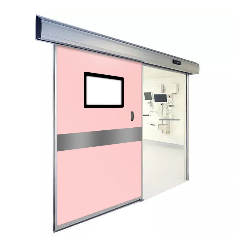 Airtight Automatic Hygienic Radiation Shielded Doors For Hospital Wards