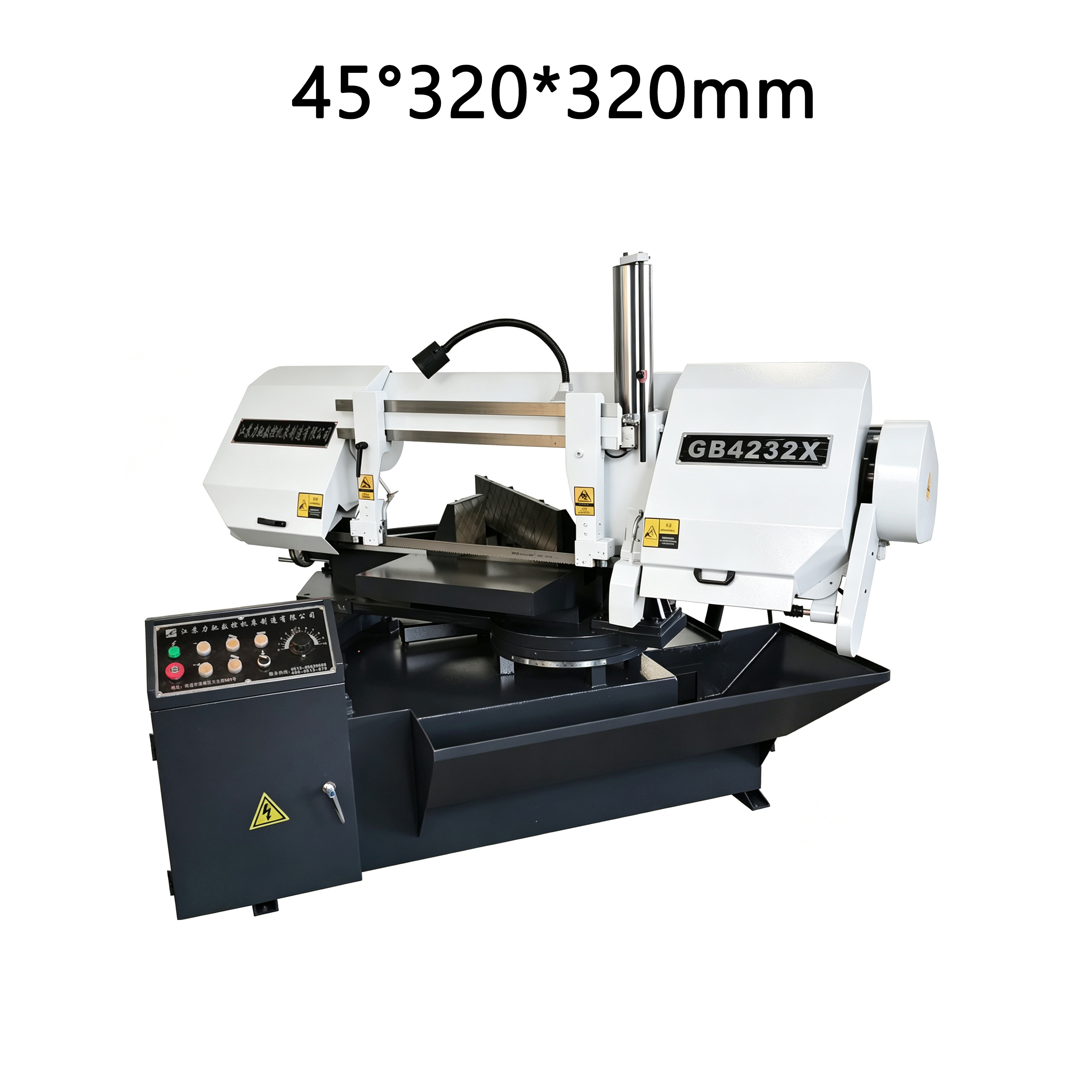 GB4232X Reusable Industrial Swivel Head Horizontal Band Saw Automatic