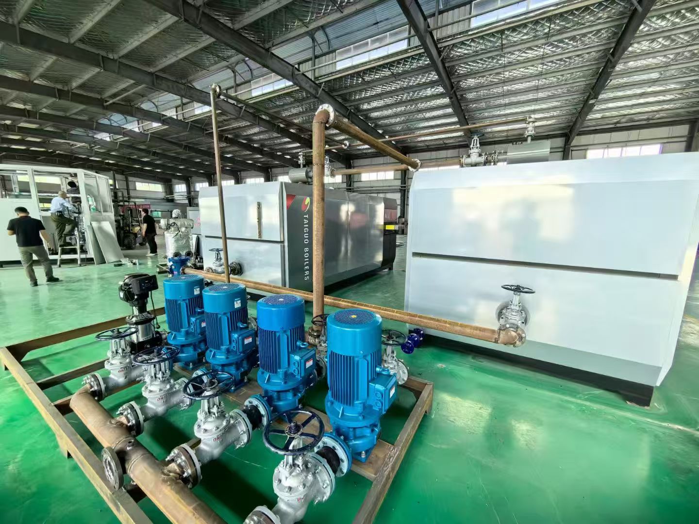 30kw Electromagnetic Electric Steam Boiler 0.05t/H Vertical Low Pressure Steam Generator