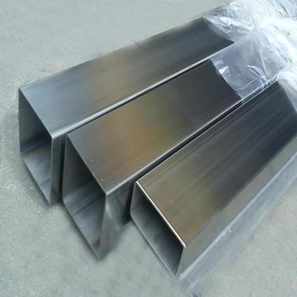 201 304 316 430 section de boîte du tuyau sans couture 100mm d'acier inoxydable