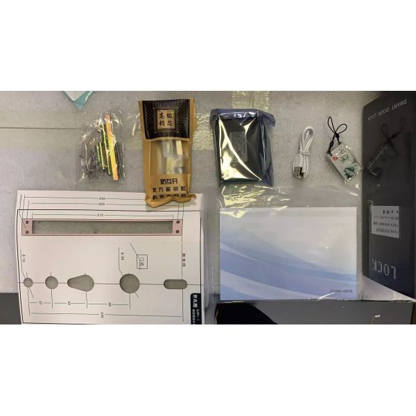 3.5 Inch Large Screen Inside Peephole Smart Door Lock