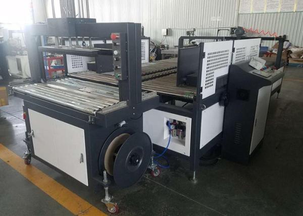 Corrugated Paper Boards Pneumatic 15pcs/Min Carton Strapper And Bundler