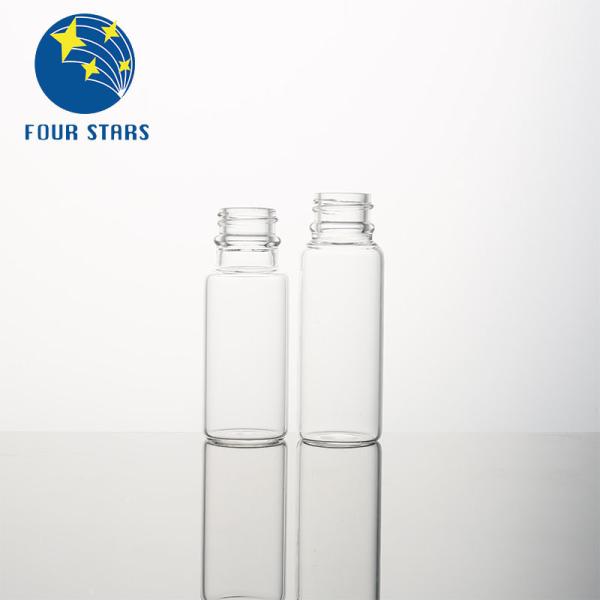 Clear Amber Pharmaceutical 30ml Glass Vials Small Screw Neck Vials With Plastic Cap