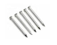 Fabrica de clavos de hormigón de rizos blancos plateados 55# Materiales de acero
