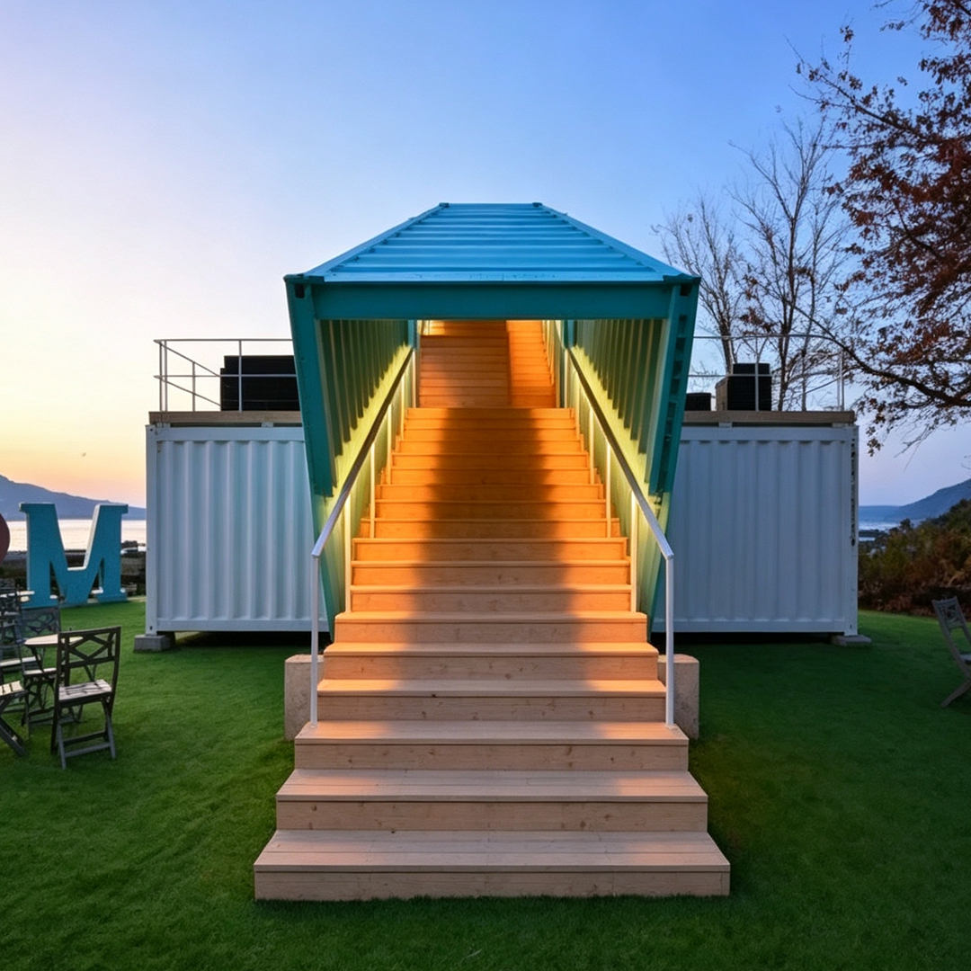 Modern Contemporary Modular Container Cafe Coffee Shop Design Portable Prefab with Trendy Home Style for Urban Pop Spaces