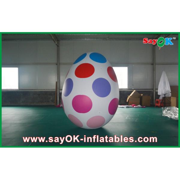 Pvc Outside Inflatable Holiday Decorations Painted Decoration Egg