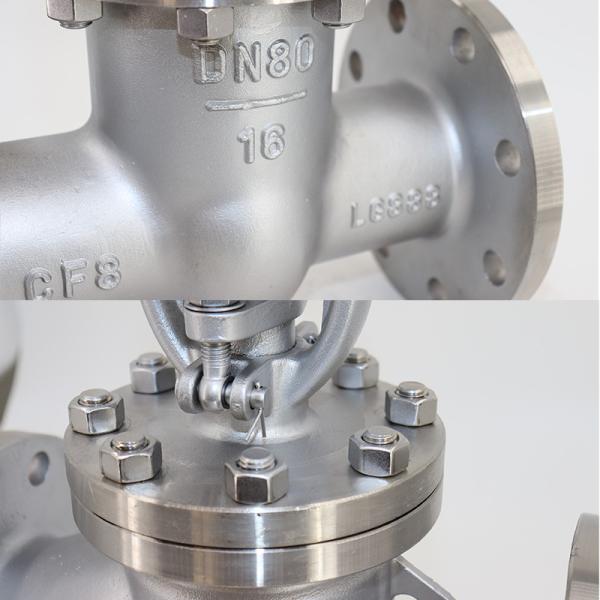 ISO9001 Certified Manual RTS J41W-16P Stainless Steel 304 2 API Flanged Globe Valve