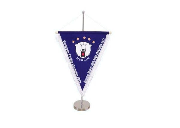 Cool Table Top Flags , Personalized Stick Flags With Stainless Steel Flag Pole And Stand