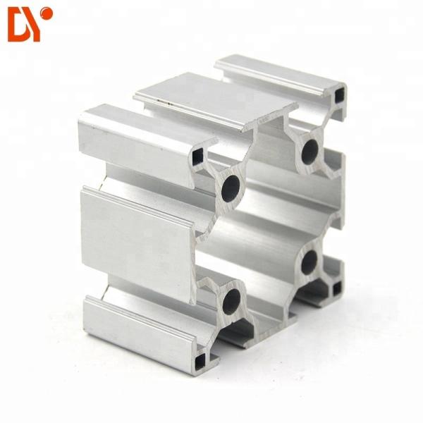 V Slot Structure Aluminium Extruded Sections , Customized Extruded Aluminum Profiles