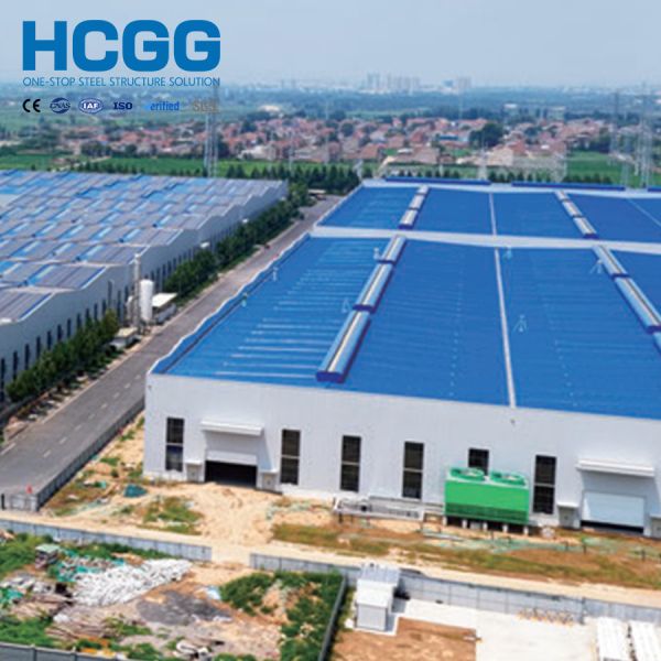 Multi Span Pre Engineered Steel Structural sandwich panel Storage Warehouse High Strength Q235b Q355b Steel Frame Kit