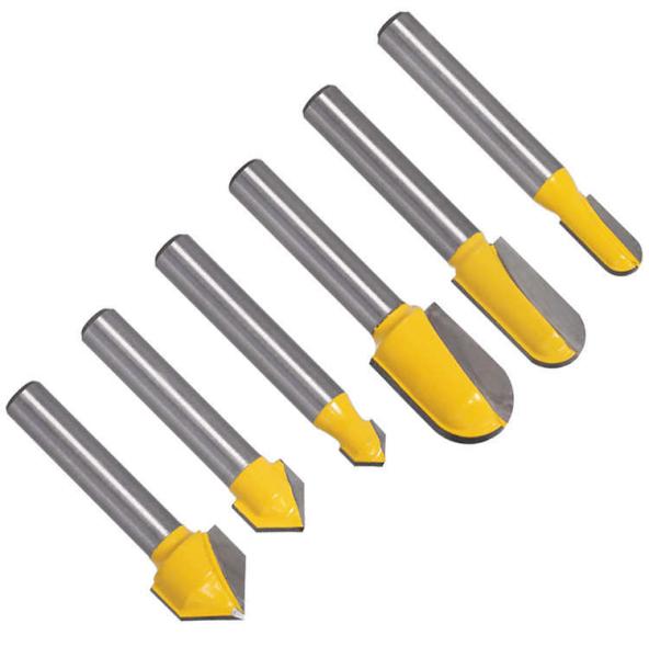 Customizable 90 Degree V-Groove Nose Groove Router Bit Set Shank Carbide Woodworking Carving Cutting Tool for Lettering OEM