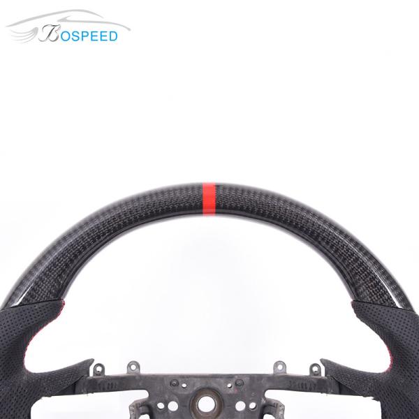 Alcantara Honda Civic Steering Wheel Carbon Fiber Matte Sport Car