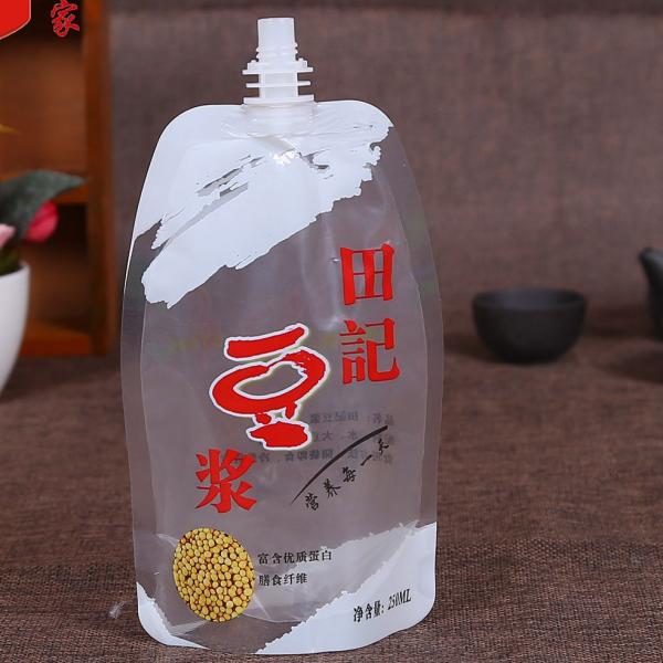 250ml Metalizeddrink Pouch Bags , Doypack Liquid Pouch Bag With Handle