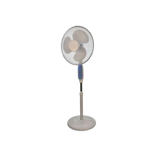 Black 400mm Electric Pedestal Fans With 3 Pin Plug For Home / Office