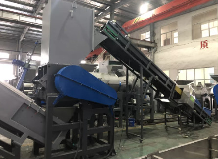 NSK SKF Waste Plastic Recycling Plant Pe Pp Hdpe Bottle 125KW