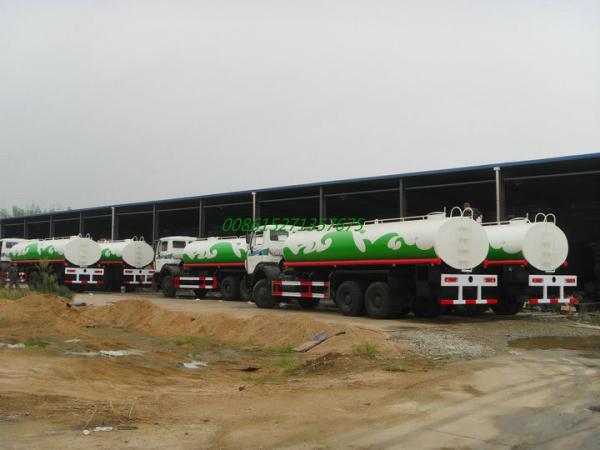 Beiben AWD off road Steel  Water Tanker Truck 6x6 With Water  Pump Bowser  For Transport Clean Drinking Water 16-18cbm