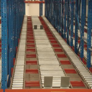 High Quality CE High Utilization Gravity Roller Warehouse Pallet Racks Shelves for Same Large Quantity of Cargo