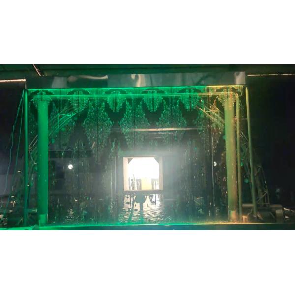 DMX Interactive Fountain Digital Water Curtain