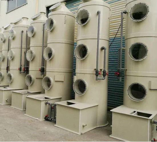 Очистка отходов VOCS Спрей Башня Мокрый Стриблер 500 кг 1 год Гарантия