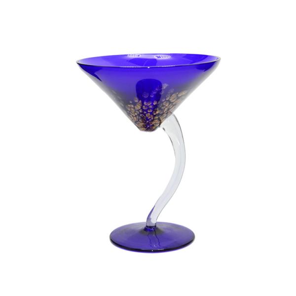 Curved Stem Plastic Martini Glasses Bacardi Polycarbonate Cocktail Glasses