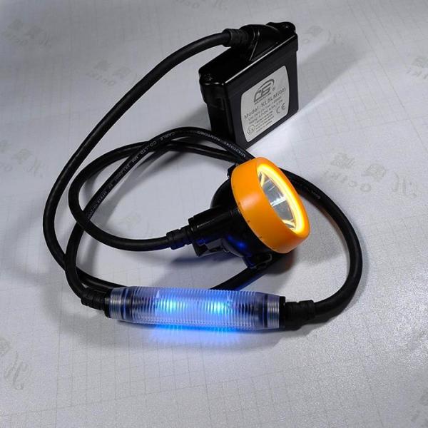 7800mah Lamparas Mineras Rechargeable Mining Cap Lights With Safety Rear Light