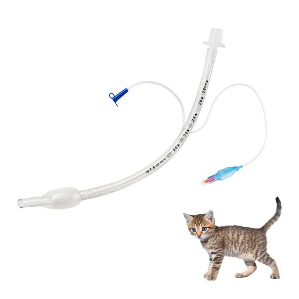 Endotracheal Tube Cuffed/Uncuffed, Reinforced Endotracheal Tube for Animal First Aid